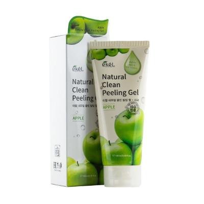 Пилинг-скатка с экстрактом зеленого яблока EKEL Natural Clean peeling gel Apple