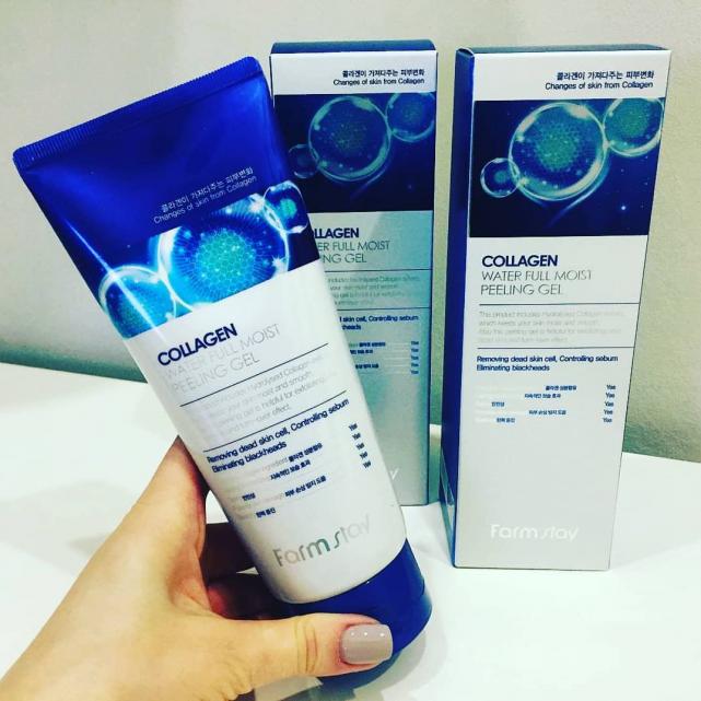 Ультраувлажняющая пенка для умывания с коллагеном FarmStay Collagen Water Full Moist Deep Cleansing Foam