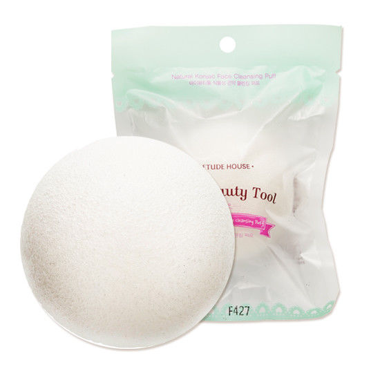 Очищающий спонж конняку ETUDE HOUSE My Beauty Tool Natural Konjac Face Cleansing Puff
