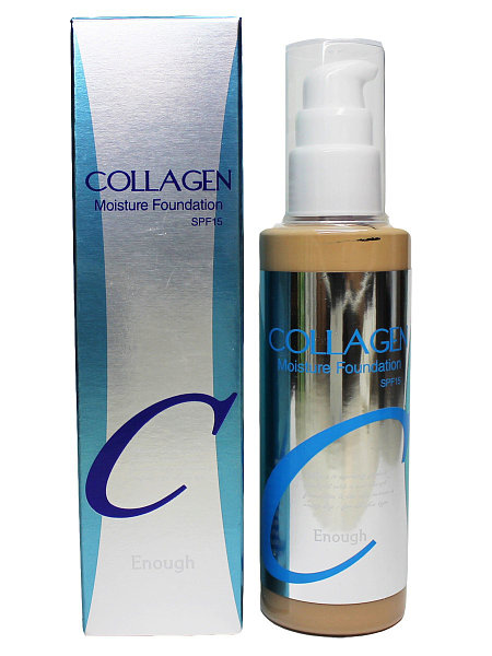 Увлажняющий тональный крем с коллагеном ENOUGH Collagen Moisture Foundation SPF 15 #23