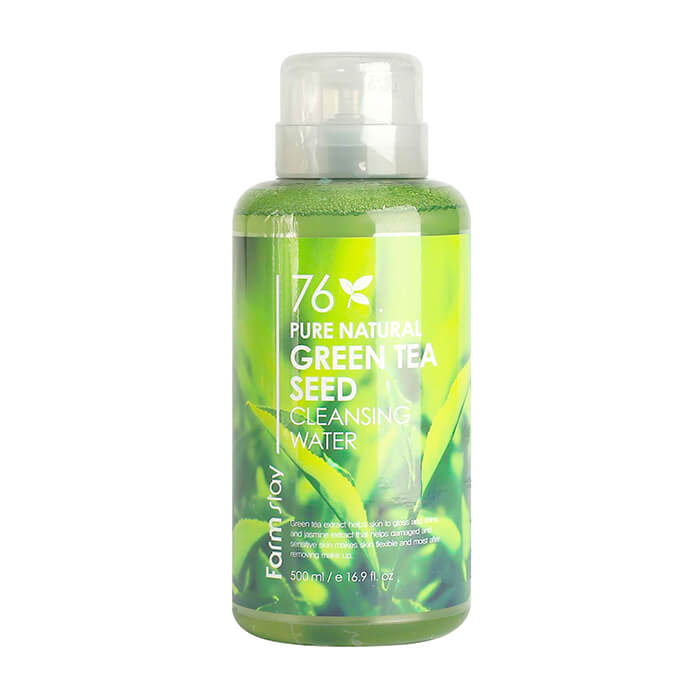 Очищающая вода с экстрактом зеленого чая FarmStay 76 Pure Natural Green Tea Cleansing Water