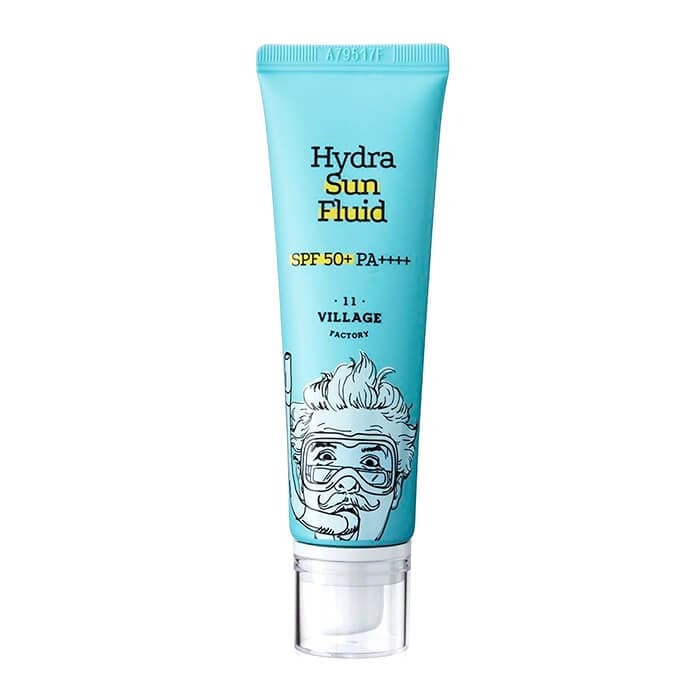 Увлажняющий солнцезащитный крем-флюид VILLAGE 11 FACTORY Hydra Sun Fluid SPF50+ PA++++ [POUCH]
