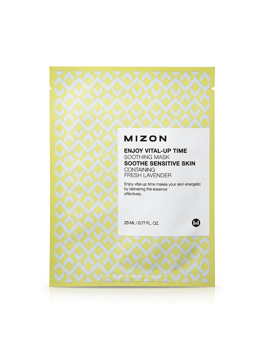 Успокаивающая тканевая маска для лица MIZON Enjoy Vital-Up Time Soothing Mask