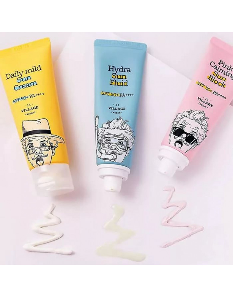 Набор Солнцезащитных крем и флюда для лица VILLAGE 11 FACTORY Sun Care Special Kit SPF 50+ PA++++