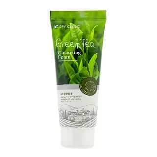 Пенка для умывания с экстрактом зелёного чая 3W CLINIC Green Tea Foam Cleansing