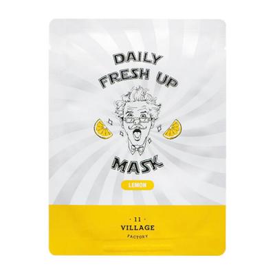 Тканевая маска для лица с экстрактом лимона VILLAGE 11 FACTORY Daily Fresh up Mask Lemon