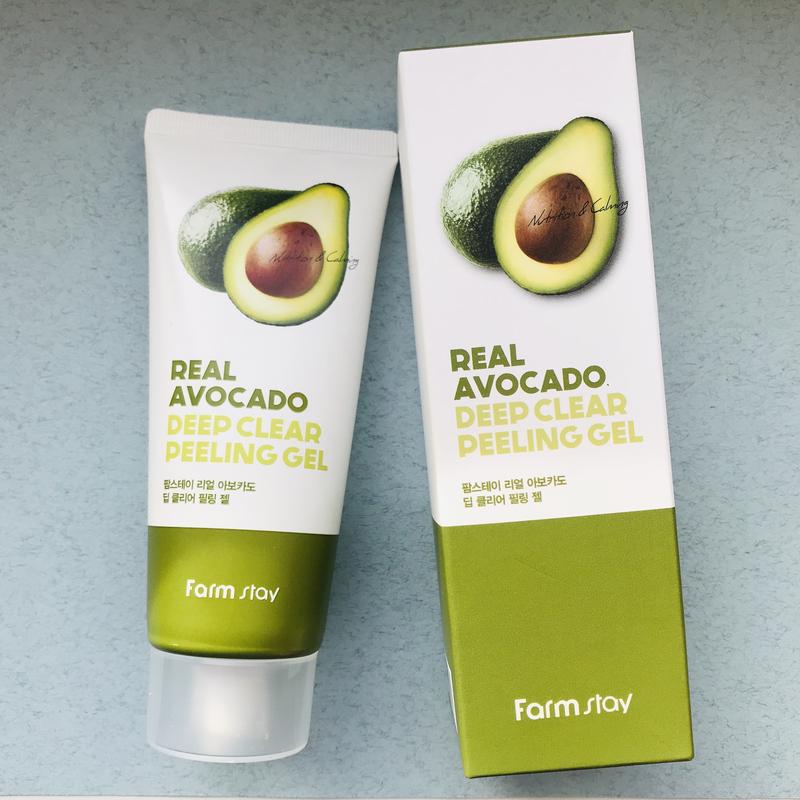 Отшелушивающий гель с экстрактом авокадо FarmStay Real Avocado Deep Clear Peeling Gel