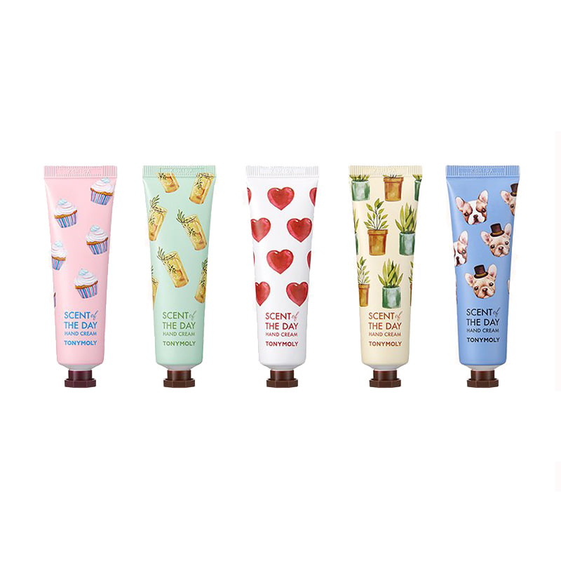 Крем для рук с экстрактом яблока, бергамота, муската, с TONYMOLY SCENT of THE DAY HAND CREAM SO COZY