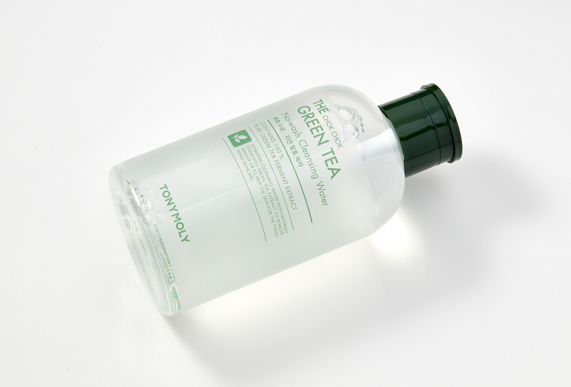 Мицеллярная вода для снятия макияжа с экстр TONYMOLY THE CHOK CHOK GREEN TEA No-wash Cleansing Water