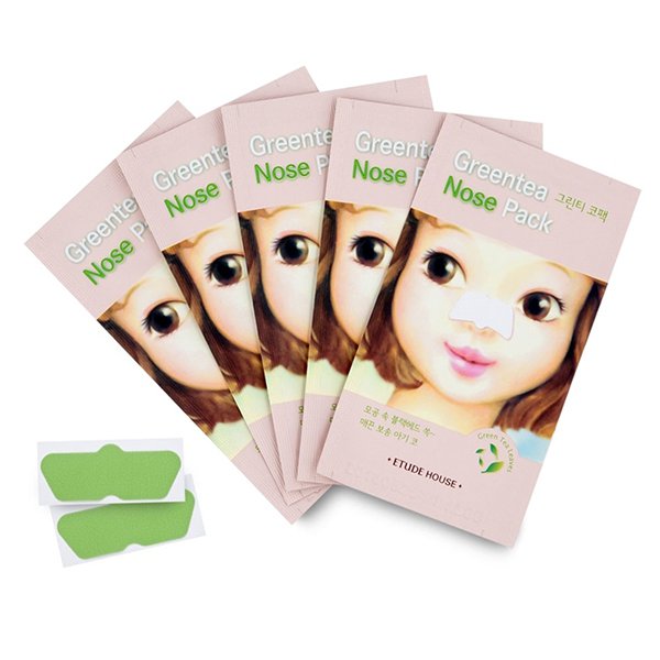 Очищающие полоски с экстрактом зеленого чая для носа ETUDE HOUSE Green Tea Nose Pack