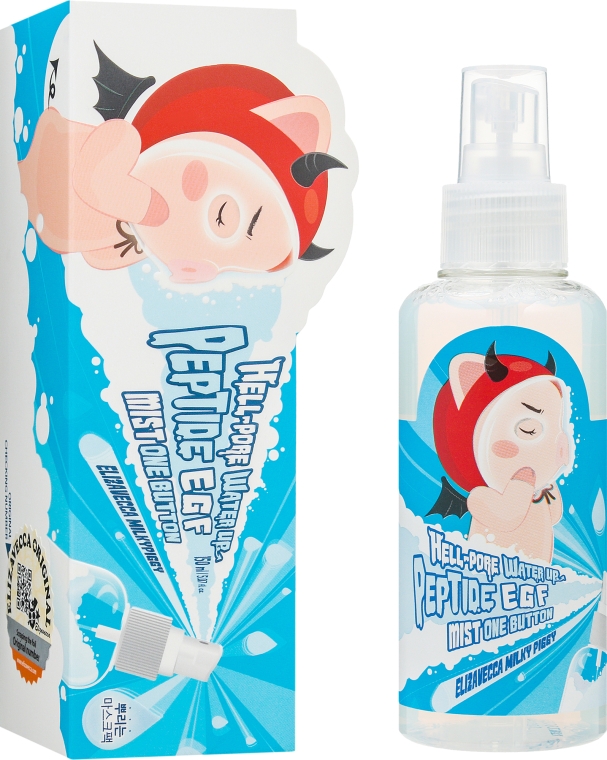 Увлажняющий мист для лица Elizavecca Milky Piggy Water Up Peptide EGF Mist One Button
