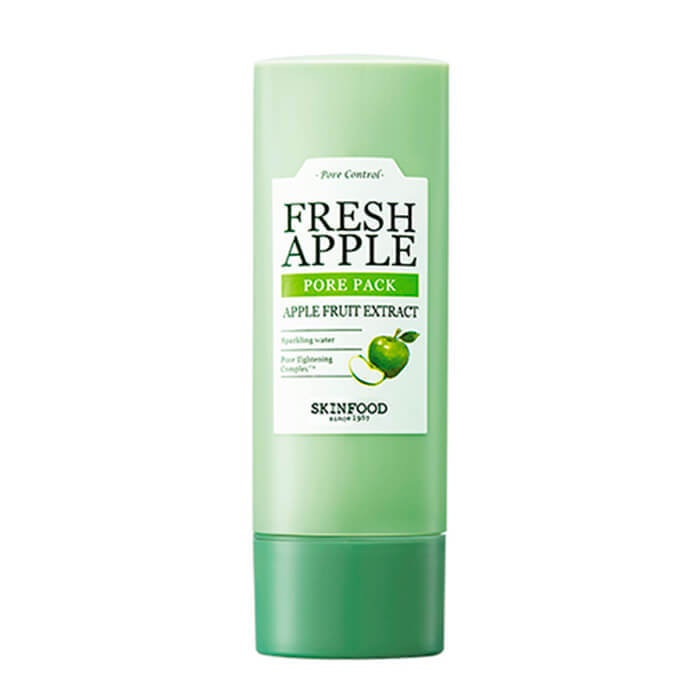 Маска для лица с экстрактом зеленых яблок SKINFOOD Fresh Apple Pore Pack