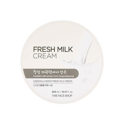 Крем для лица и тела с экстрактом молока THE FACE SHOP Daegwallyeong Milk Fresh Cream