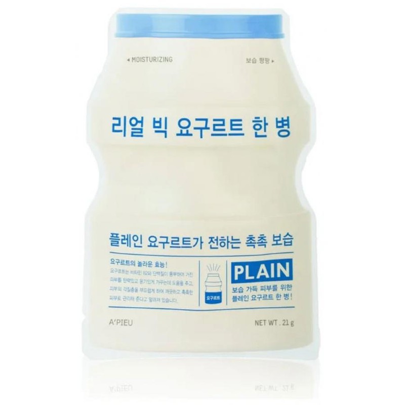 Интенсивно увлажняющая йогуртовая маска для лица A'PIEU Real Big Yogurt One-Bottle Plain