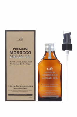 Марокканское аргановое масло для волос La'dor Premium Morocco Argan Hair Oil 100ml