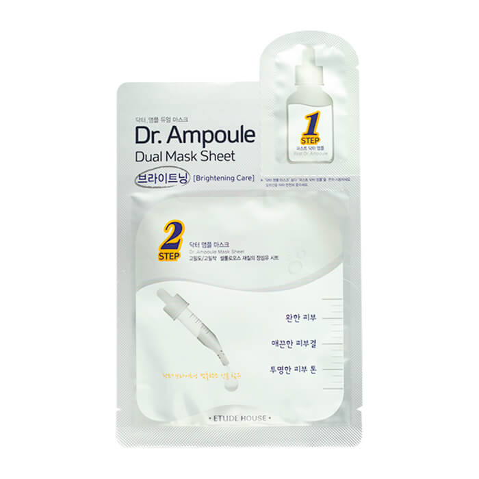 Двухфазная маска для лица ETUDE HOUSE Dr. Ampoule Dual Mask Sheet Brightening Care