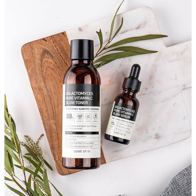 Тонер для лица с галактомисисом и витамином С SOME BY MI GALACTOMYCES PURE VITAMIN C GLOW TONER