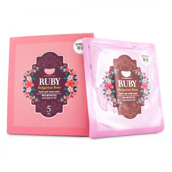 Гидрогелевая маска для лица Koelf Ruby Bulgarian Rose Mask Pack