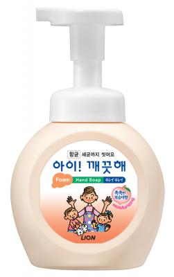 Жидкое пенное мыло для рук с экстр LION Ai kekute Foaming handsoap Peach (Moisturising) 250ml bottle
