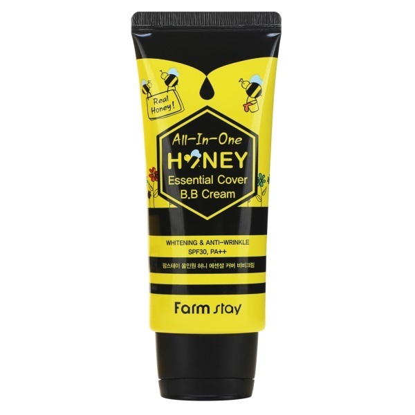 ВВ крем с экстрактом меда SPF 30/PA++ FarmStay All-In-One Honey Essential Cover B.B Cream SPF 30/PA++