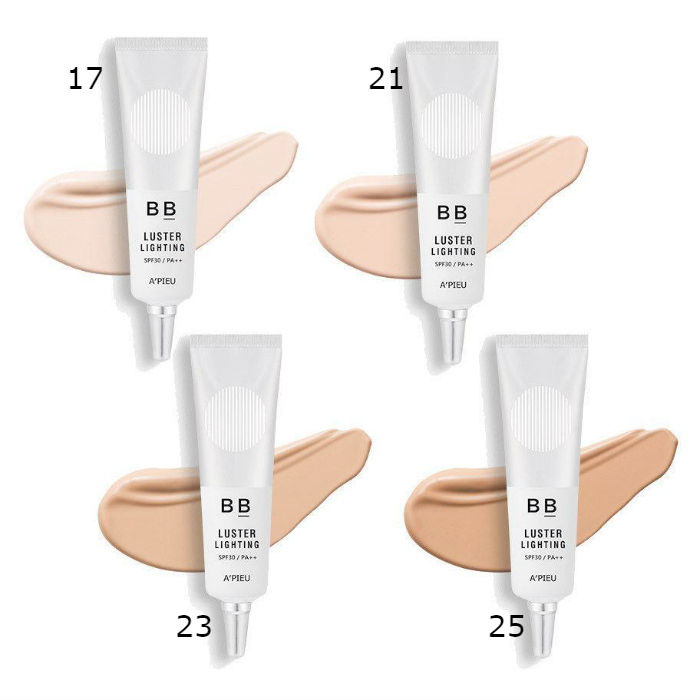 ВВ-крем с эффектом сияния A'PIEU Luster Lighting BB Cream SPF30/PA++ №17