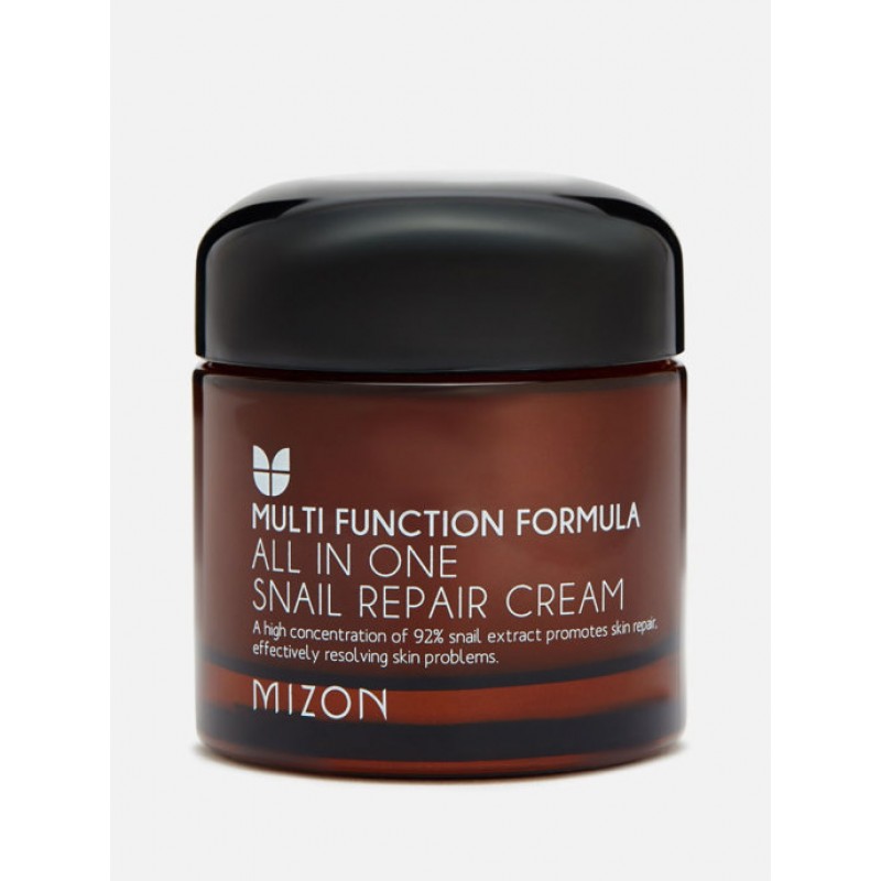 Сream Крем для лица с муцином улитки 75мл MIZON All In One Snail Repair