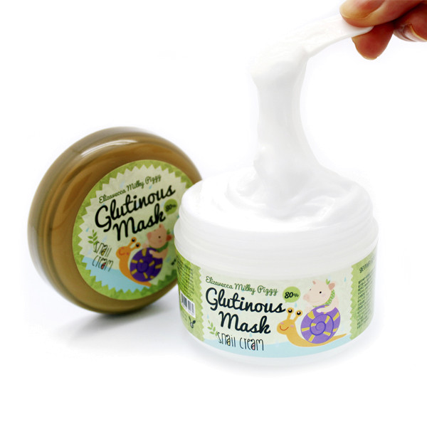 Крем-маска с муцином улитки Elizavecca Milky Piggy Glutinous Mask 80% Snail Cream