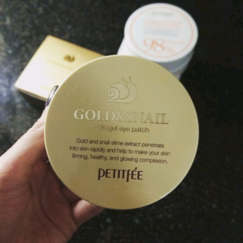 Патчи для глаз с экстрактом улиточного муцина и Золотом 90 г /60 шт Ekel Eye Patch Gold Snail