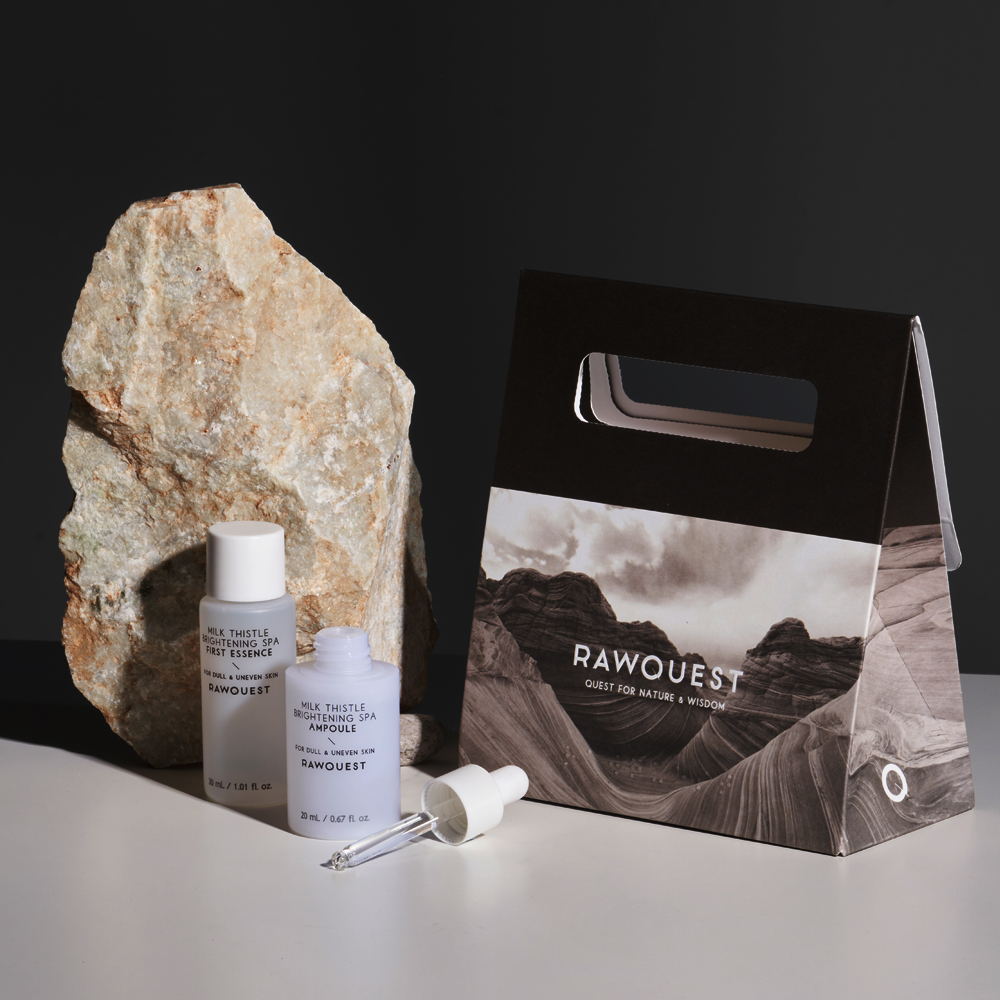 Сыворотка для лица с экстрактом расторопши RAWQUEST MILK THISTLE BRIGHTENING SPA AMPOULE