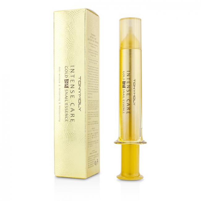 Эссенция для лица с муцином улитки и коллоидным золотом TONYMOLY INTENSE CARE GOLD 24K SNAIL ESSENCE