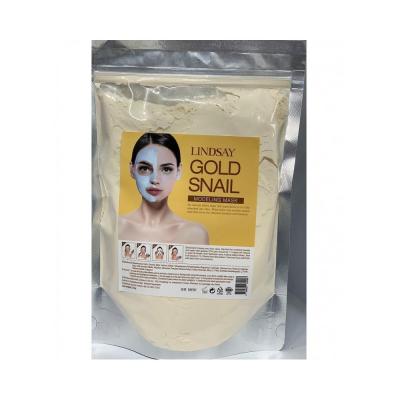 Альгинатная маска с муцином золотой улитки Lindsay Gold Snail Modeling Mask