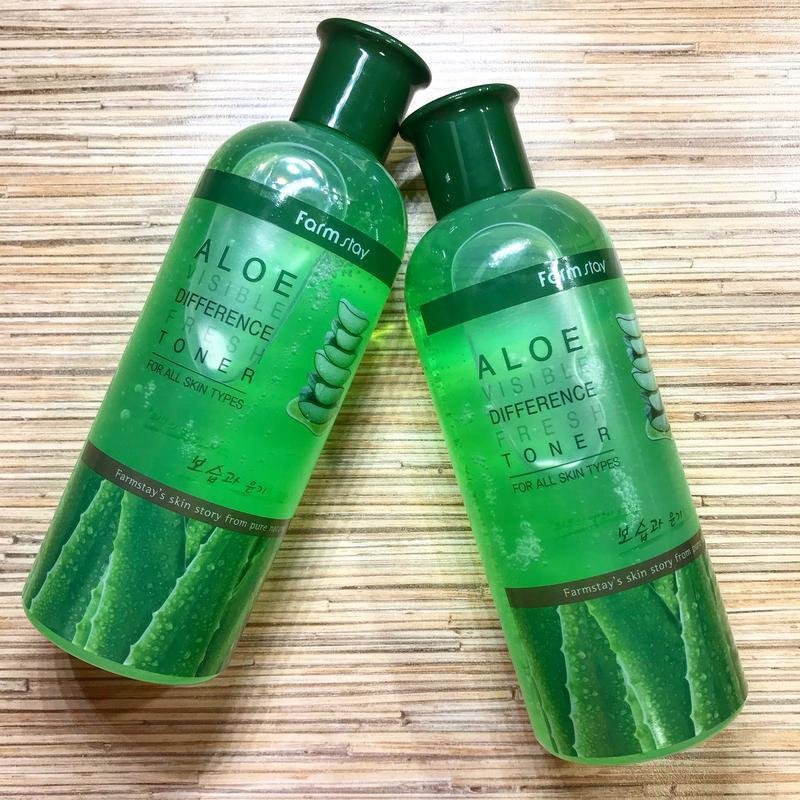 Освежающий тонер с экстрактом алоэ вера FarmStay Aloe Visible Difference Fresh Toner