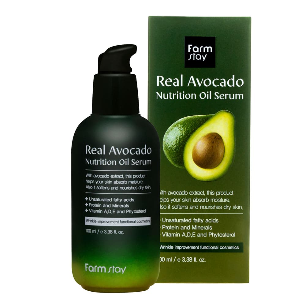 Питательная сыворотка с маслом авокадо FarmStay Real Avocado Nutrition Oil  Serum