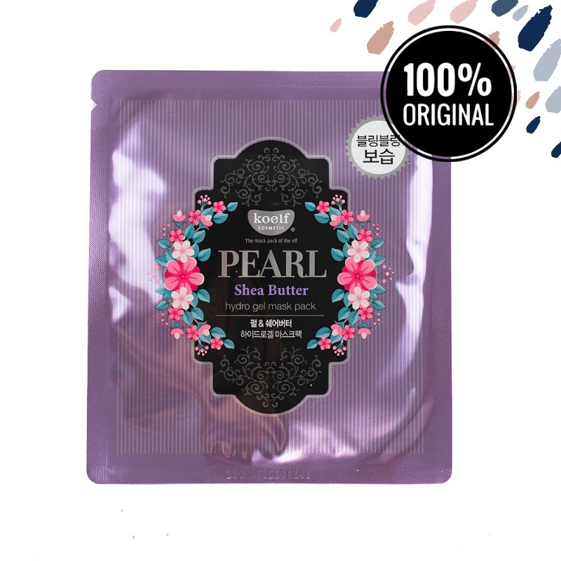Гидрогелевая маска для лица с маслом ши и жемчужной пудрой Koelf Pearl & Shea Butter Mask