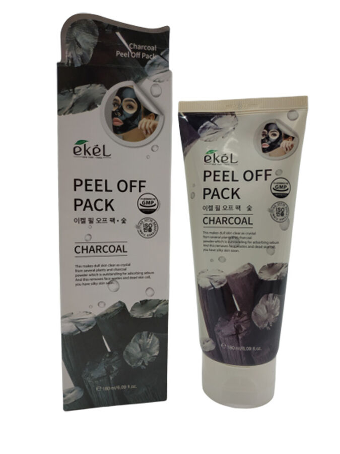 Маска-пленка с экстрактом древесного угля EKEL Peel off pack Charcoal