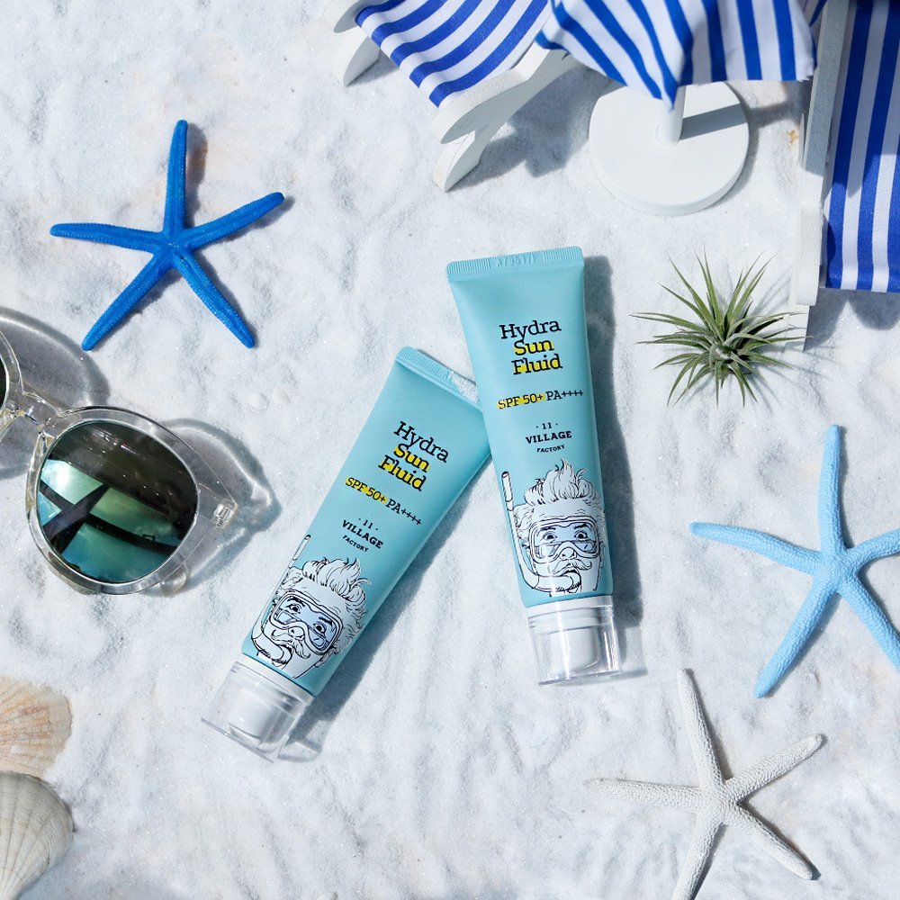 Увлажняющий солнцезащитный крем-флюид VILLAGE 11 FACTORY Hydra Sun Fluid SPF50+ PA++++ 25ml