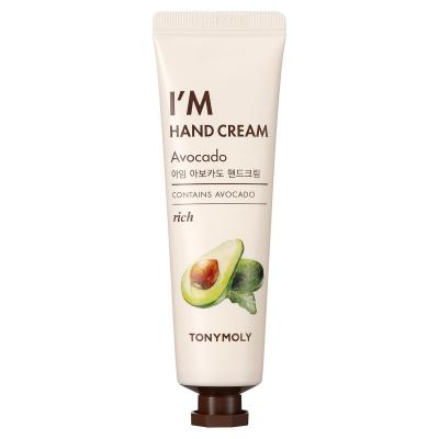 HAND CREAM Avocado Питательный крем для рук с экстрактом авокадо TONYMOLY I’M