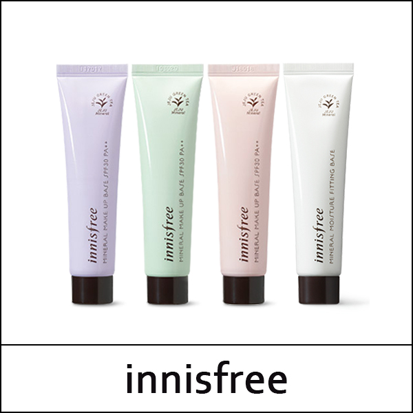 Лавандовая минеральная корректирующая база праймер под макияж Innisfree Mineral Make Up Base Cream Purple SPF30/PA++