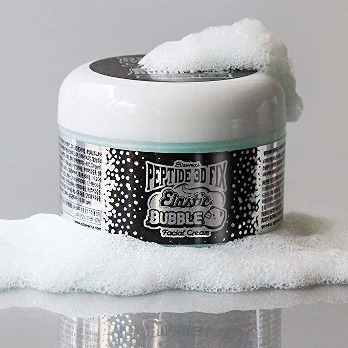 Пептидный кислородный крем Elizavecca Peptide 3D Fix Elastic Bubble Facial Cream