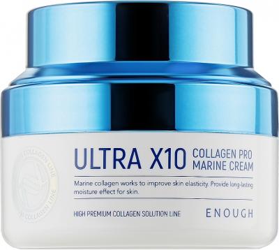 Крем для лица с коллагеном ENOUGH Ultra X10 Collagen Pro Marine Cream