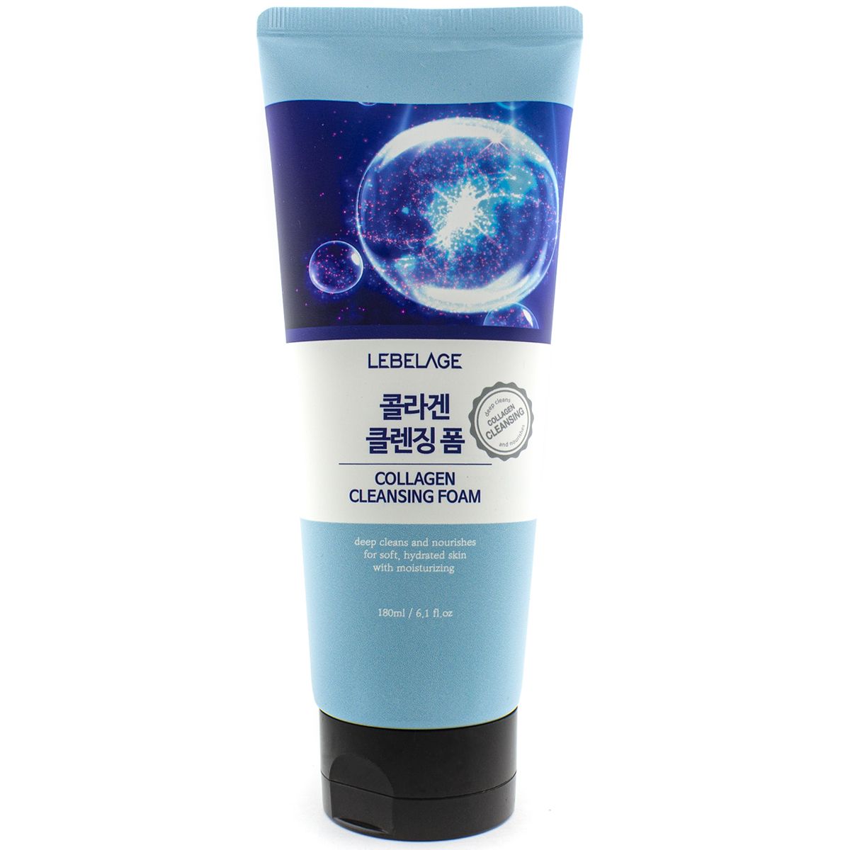 Пена для умывания с коллагеном Lebelage Cleansing Foam 180 мл Collagen
