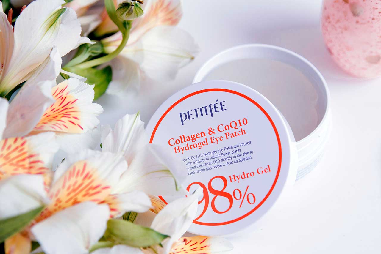 Гидрогелевые патчи с коллагеном Petitfee Collagen & Co Q10 Hydroge Eye Patch