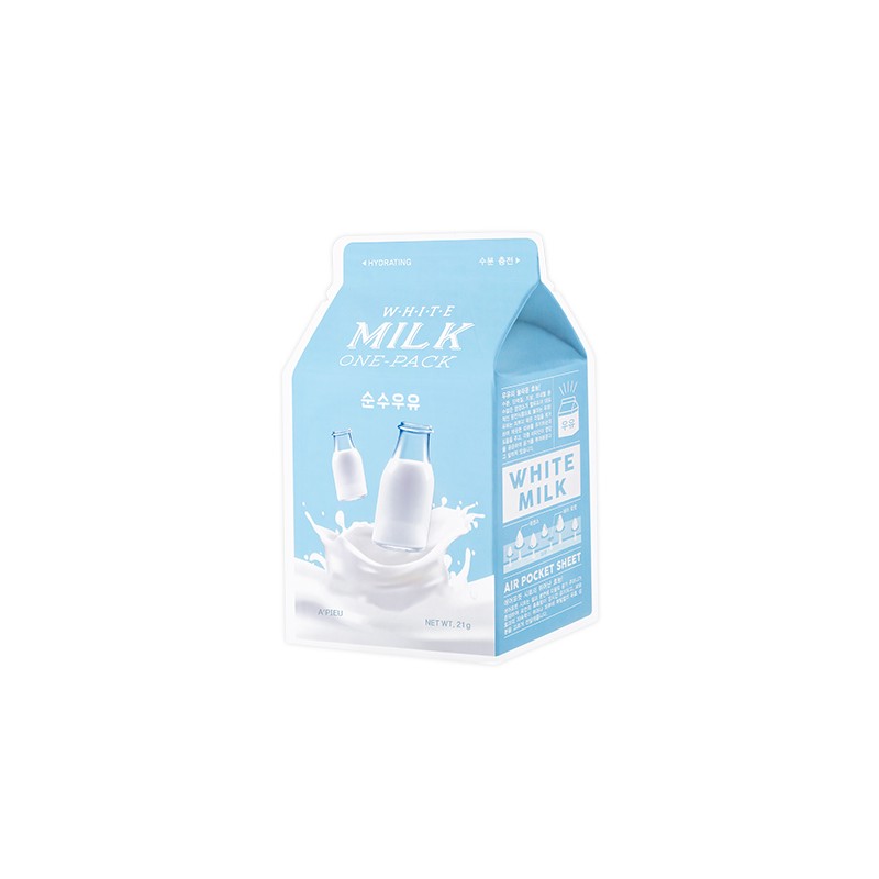Тканевая увлажняющая маска с молочными протеинами A'PIEU Milk One-Pack
