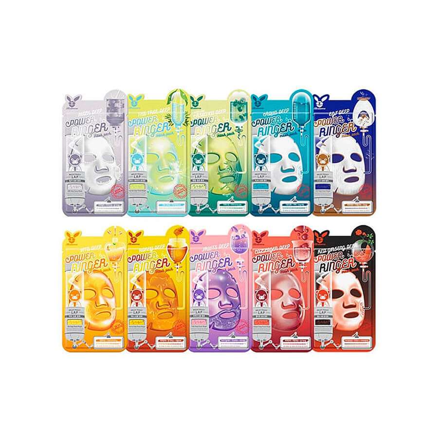 Тканевая маска c гиалуроновой кислотой Elizavecca Power Ringer Mask Pack Hyaluronic Acid Water Deep