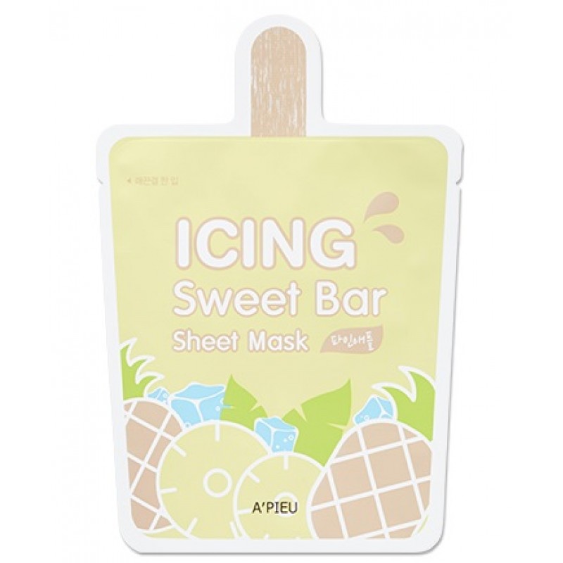 Тканевая маска с экстрактом ананаса A'PIEU Icing Sweet Bar Sheet Mask Pineapple