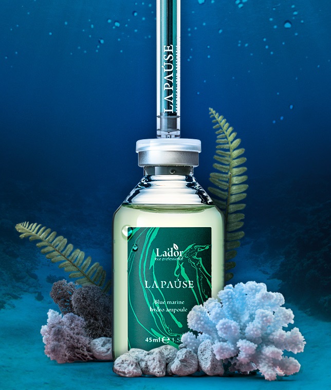 Сыворотка для лица увлажняющая 45 мл La'dor LA PAUSE Blue marine hydro ampoule