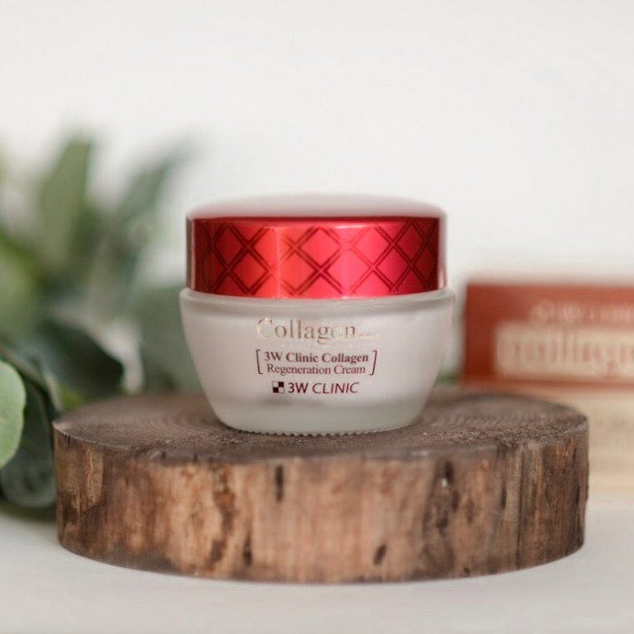 Восстанавливающий крем для лица с коллагеном 3W CLINIC Collagen Regeneration Cream