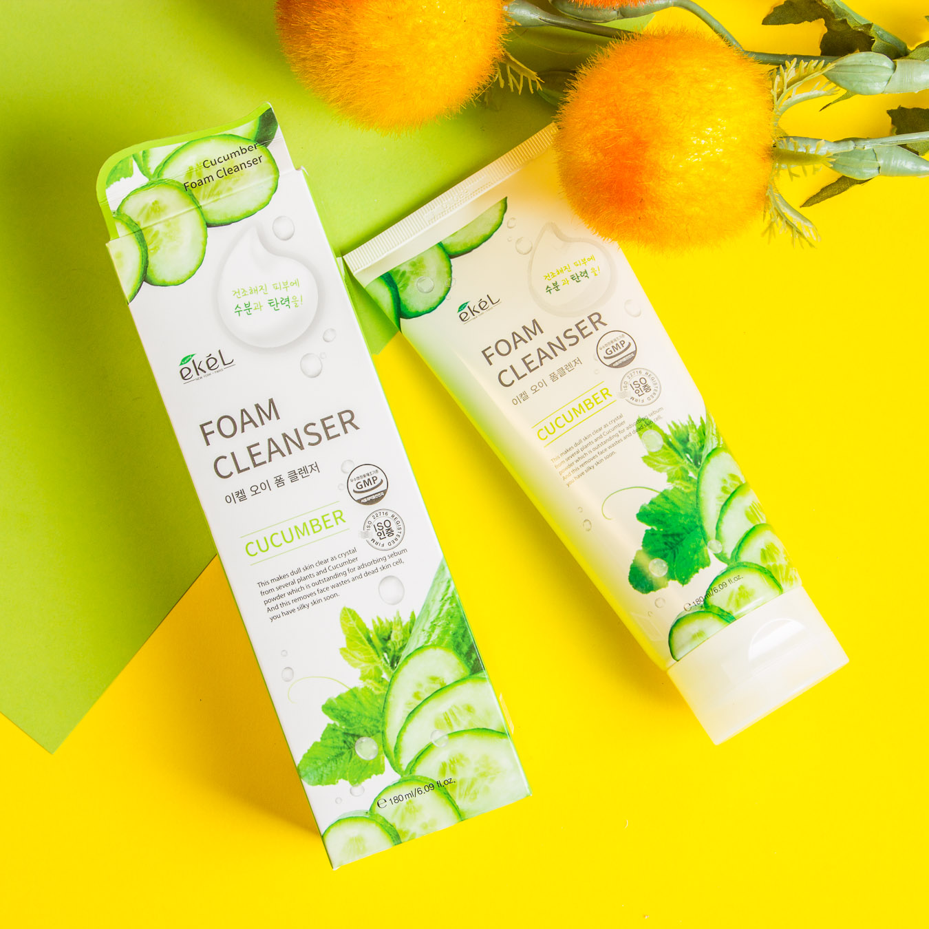 Пенка для умывания с экстрактом огурца EKEL Foam Cleanser Cucumber