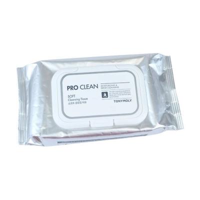 Очищающие салфетки для снятия макияжа TONYMOLY PRO CLEAN SOFT Cleansing Tissue
