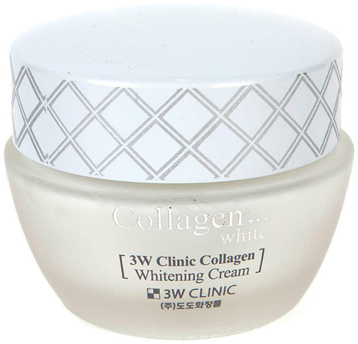 Восстанавливающий крем для лица с коллагеном 3W CLINIC Collagen Whitening Cream